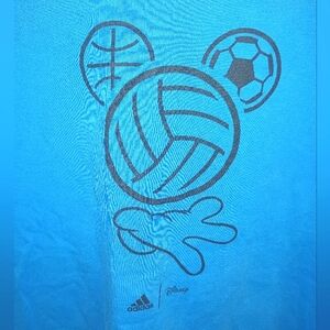 Mickey Mouse Disney x Adidas Collaboration Women's T-shirt size M